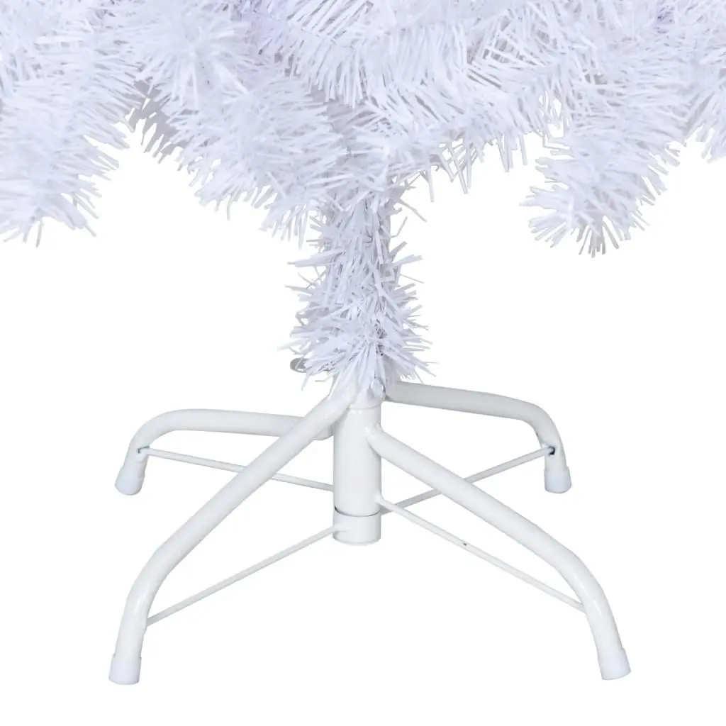 Artificial Christmas Tree with Thick Branches White 210 cm PVC 321040