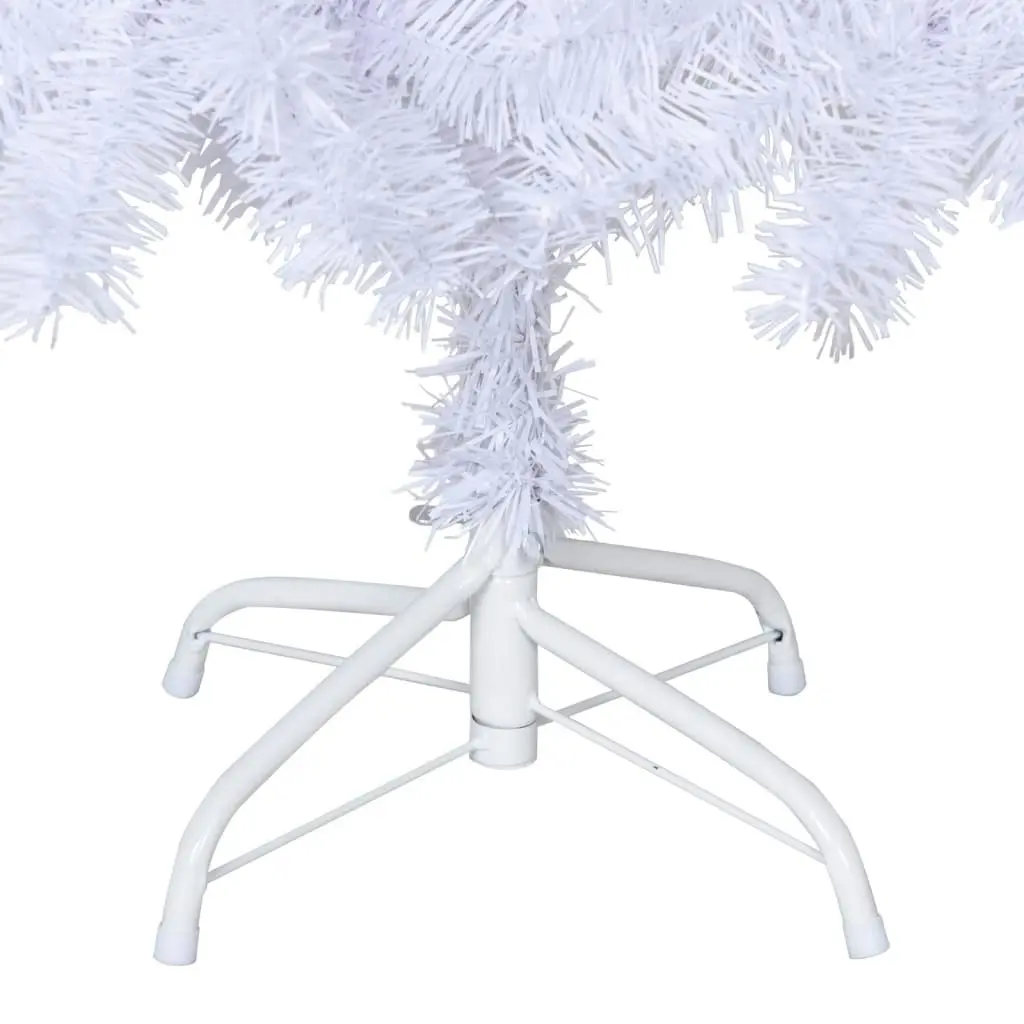 Artificial Christmas Tree with Thick Branches White 240 cm PVC 321041