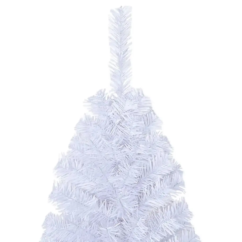 Artificial Christmas Tree with Thick Branches White 240 cm PVC 321041