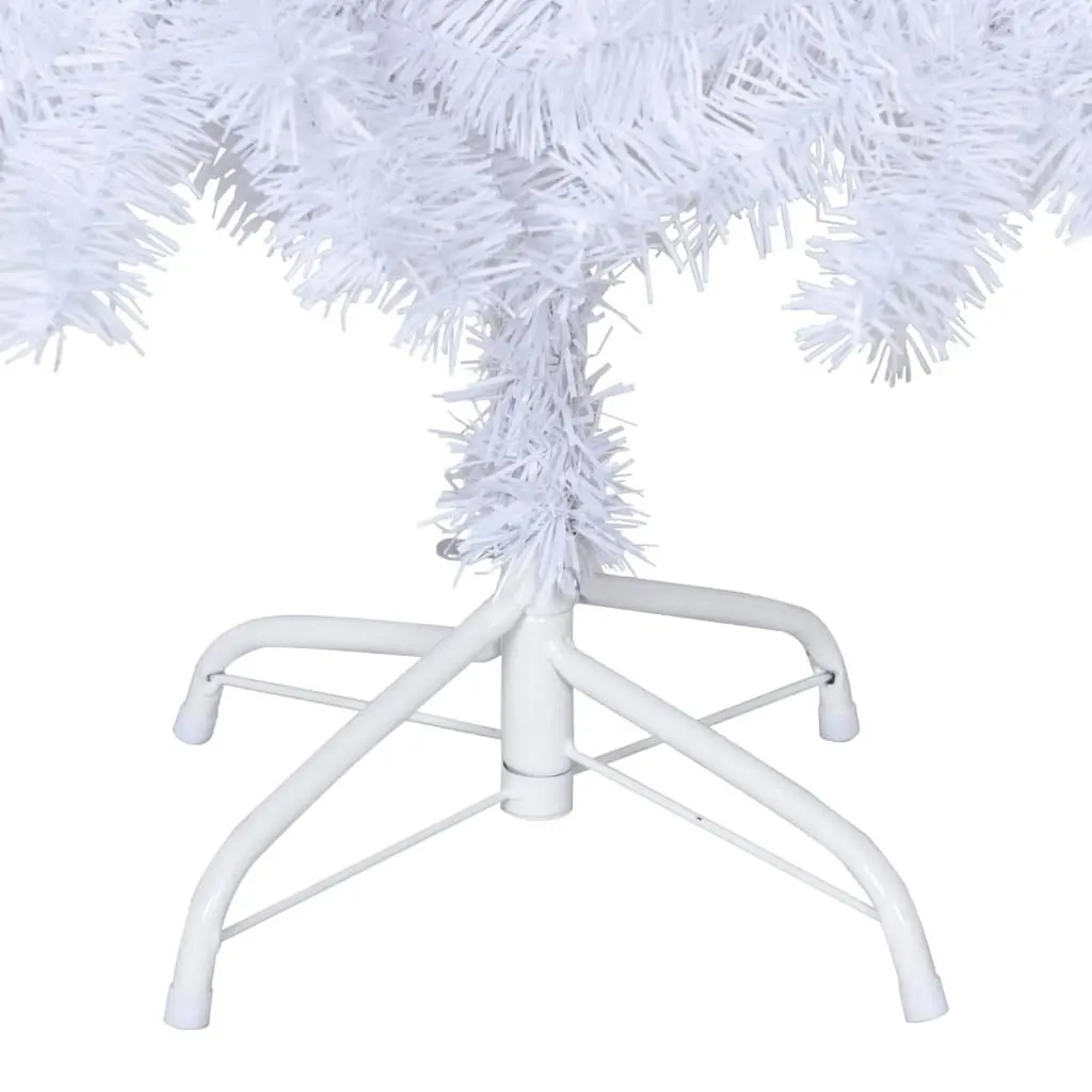 Artificial Christmas Tree with Thick Branches White 150 cm PVC 321038