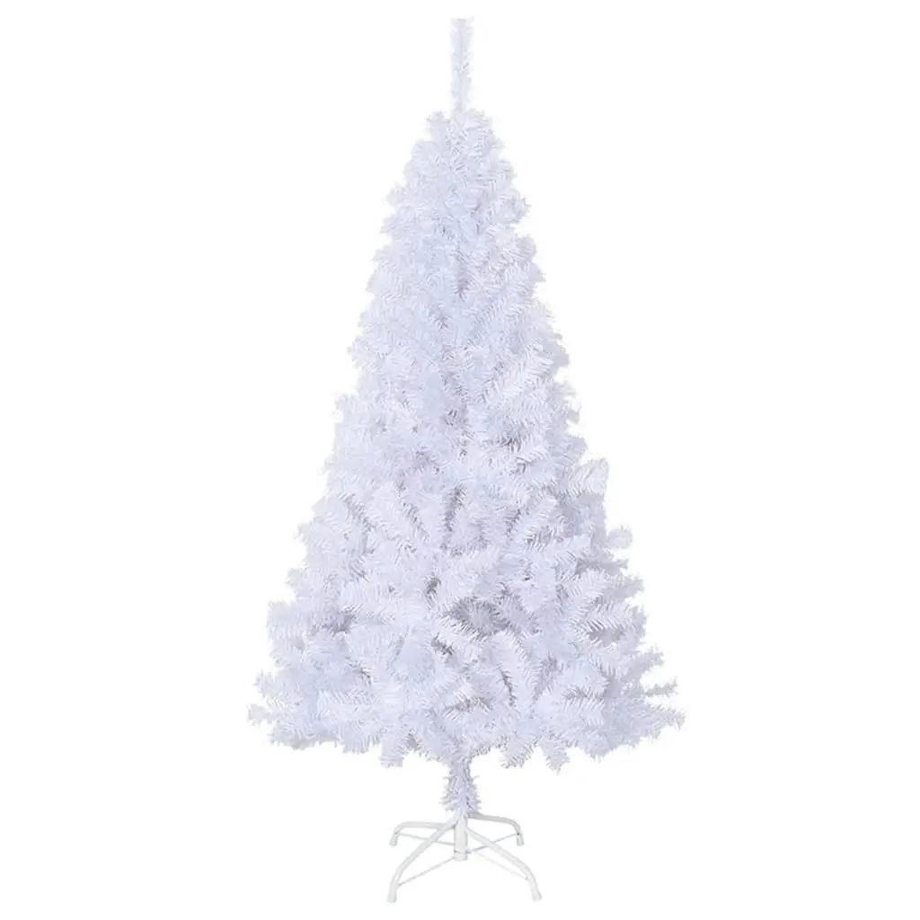 Artificial Christmas Tree with Thick Branches White 120 cm PVC 328426