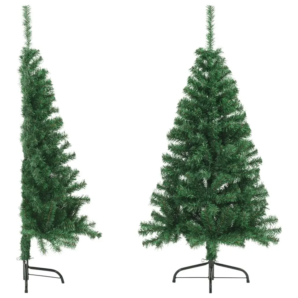 Artificial Half Christmas Tree with Stand Green 120 cm PVC 328415