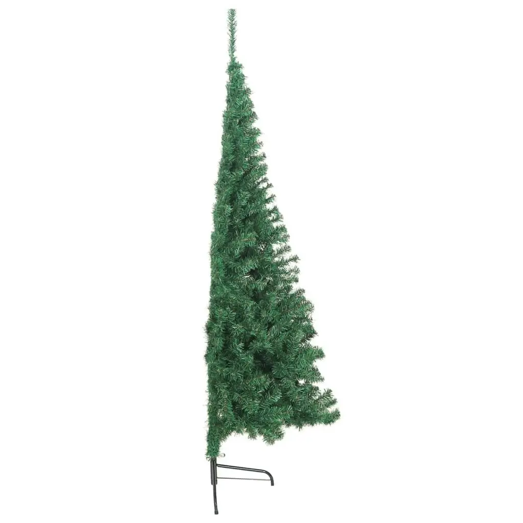 Artificial Half Christmas Tree with Stand Green 180 cm PVC 321032