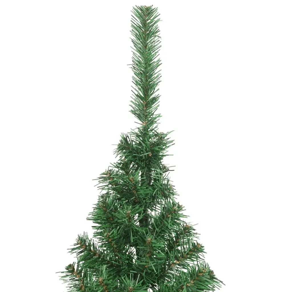 Artificial Half Christmas Tree with Stand Green 180 cm PVC 321032