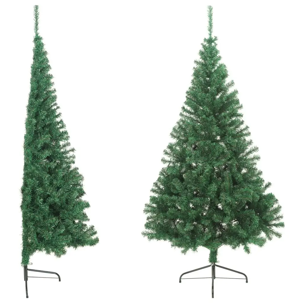 Artificial Half Christmas Tree with Stand Green 180 cm PVC 321032