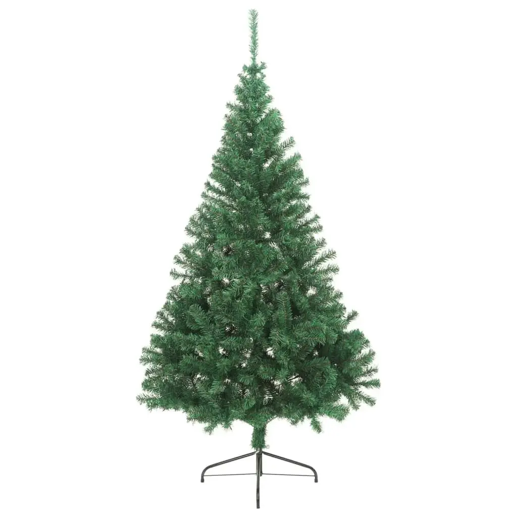 Artificial Half Christmas Tree with Stand Green 180 cm PVC 321032