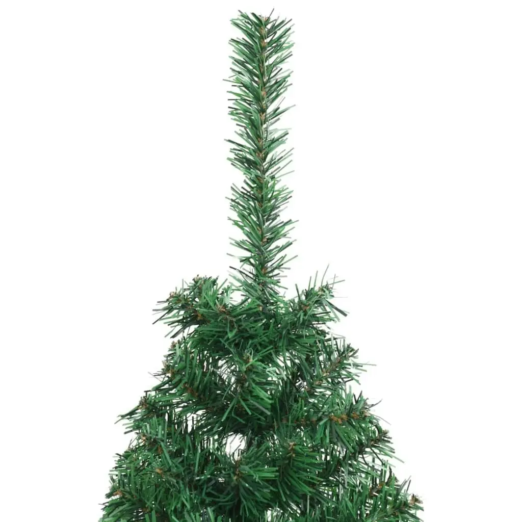 Artificial Half Christmas Tree with Stand Green 150 cm PVC 321031