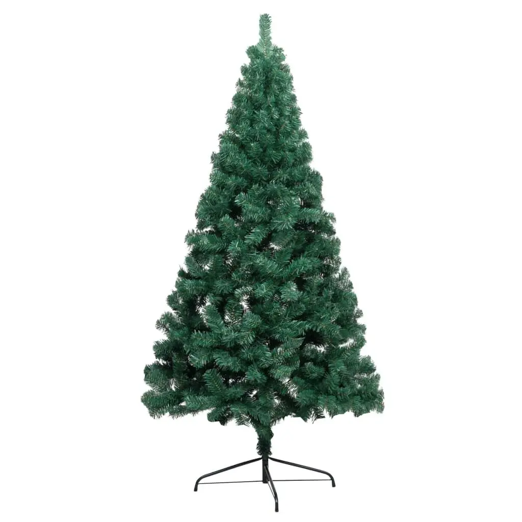 Artificial Half Pre-lit Christmas Tree with Ball Set Green 120 cm 3077649