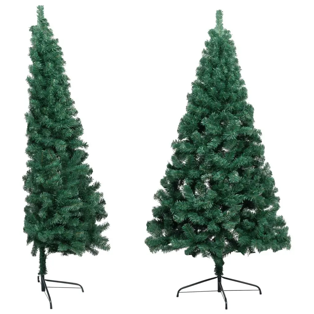 Artificial Half Pre-lit Christmas Tree with Ball Set Green 120 cm 3077649