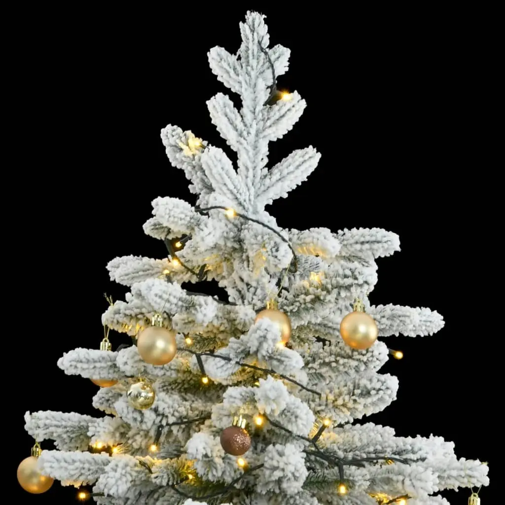 Artificial Hinged Christmas Tree 300 LEDs & Ball Set 180 cm 3210486