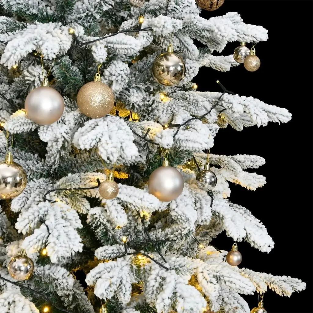 Artificial Hinged Christmas Tree 300 LEDs & Ball Set 180 cm 3210495