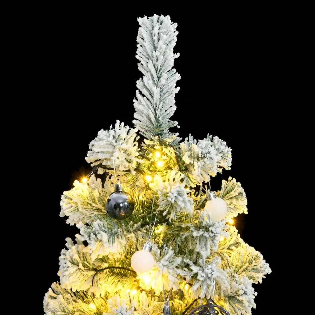 Artificial Hinged Christmas Tree with 150 LEDs & Ball Set 120 cm 3210467