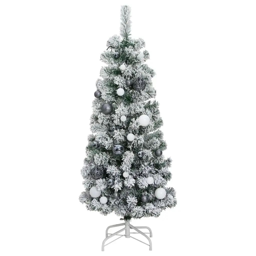 Artificial Hinged Christmas Tree with 150 LEDs & Ball Set 150 cm 3210468