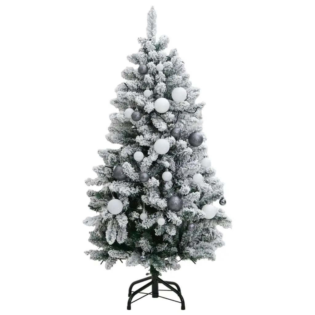 Artificial Hinged Christmas Tree with 150 LEDs & Ball Set 120 cm 3210105