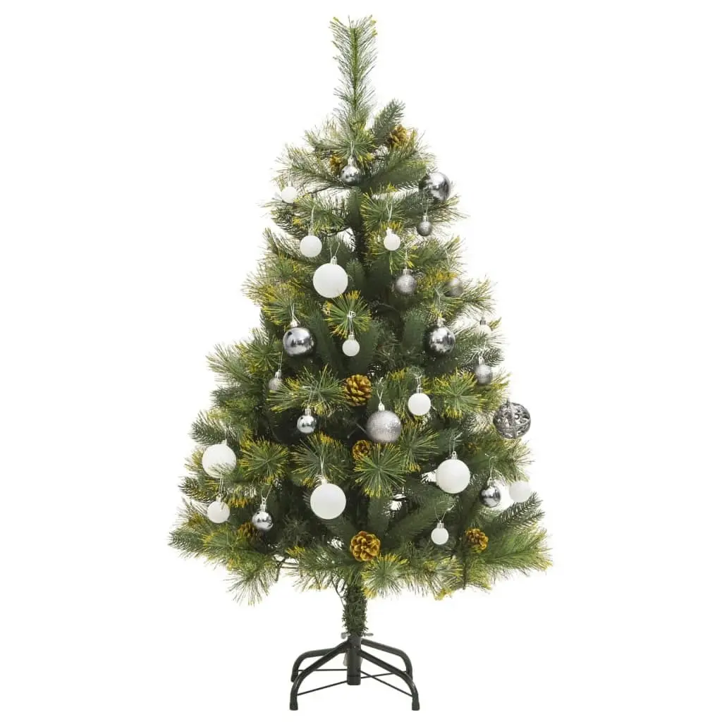 Artificial Hinged Christmas Tree with 150 LEDs & Ball Set 120 cm 3210197