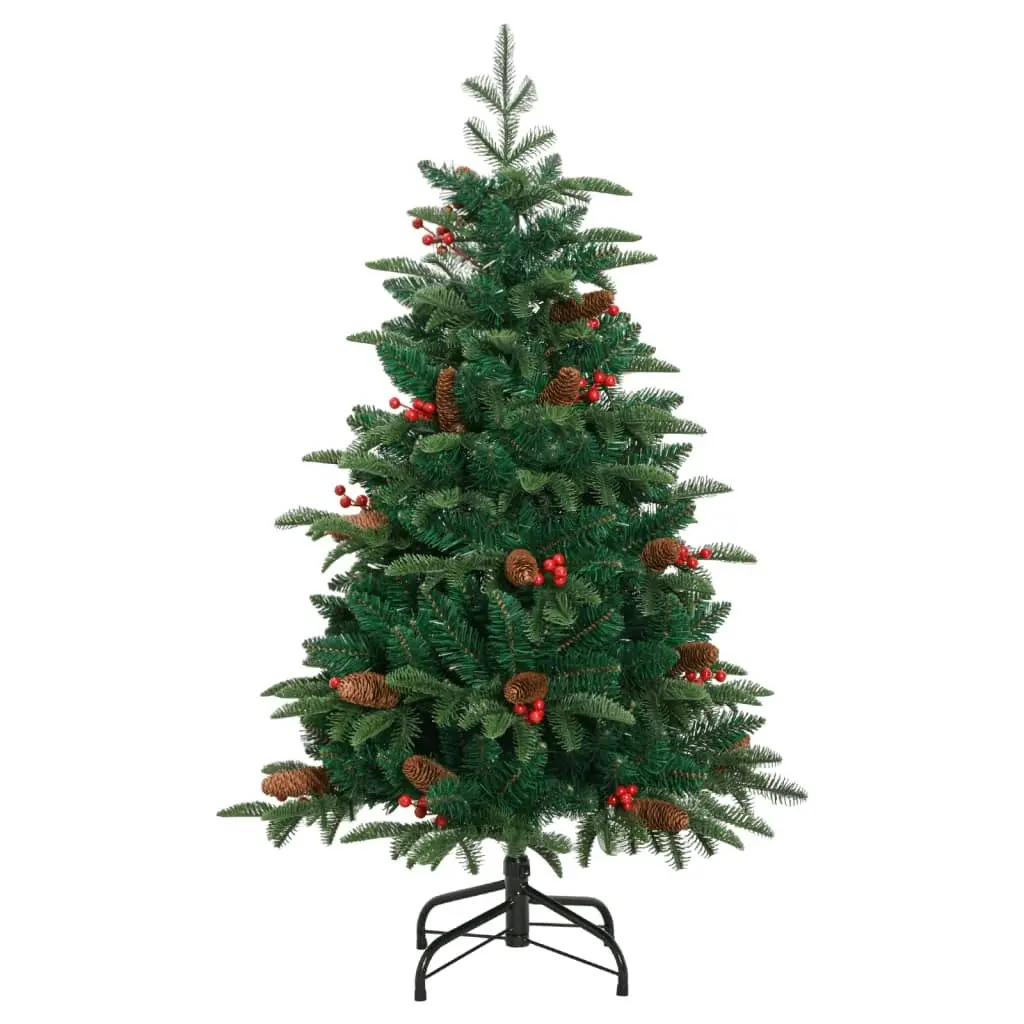 Artificial Hinged Christmas Tree with 150 LEDs & Ball Set 120 cm 3210465