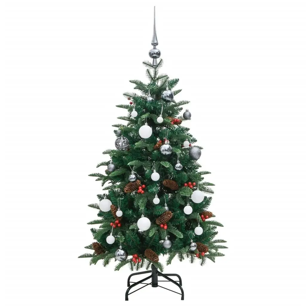 Artificial Hinged Christmas Tree with 150 LEDs & Ball Set 120 cm 3210465