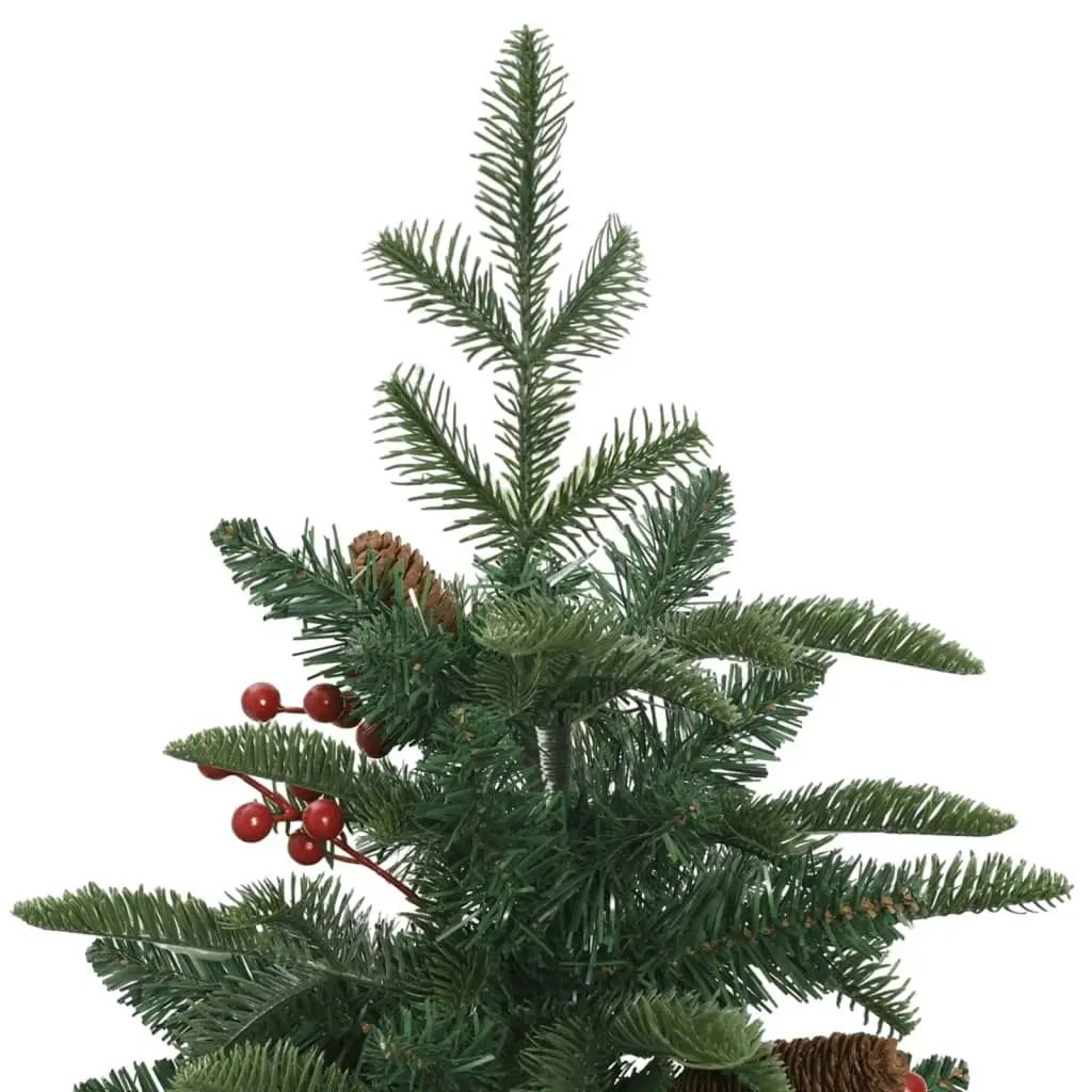 Artificial Hinged Christmas Tree with Cones and Berries 120 cm 358374