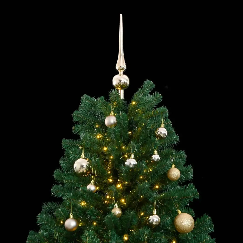 Artificial Hinged Christmas Tree with 300 LEDs & Ball Set 180 cm 3210146