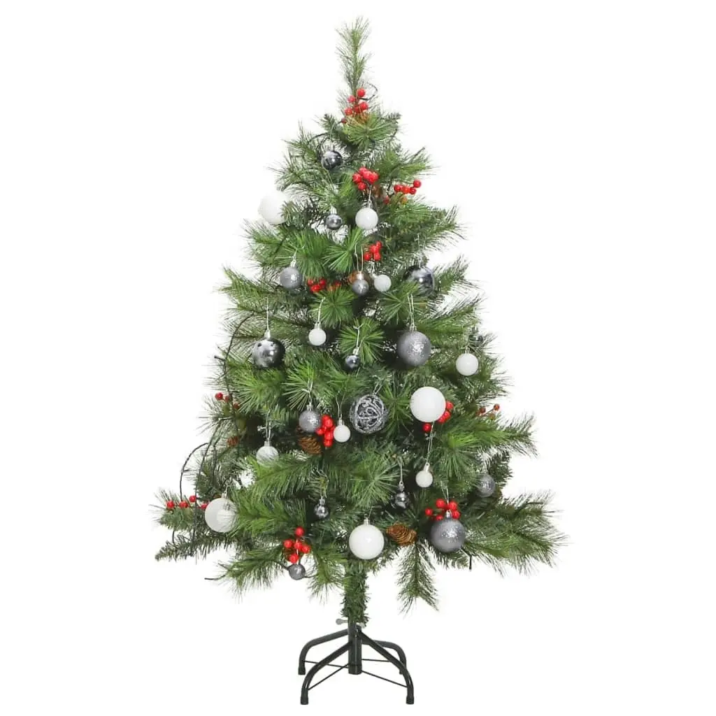 Artificial Hinged Christmas Tree with 150 LEDs & Ball Set 120 cm 3210199