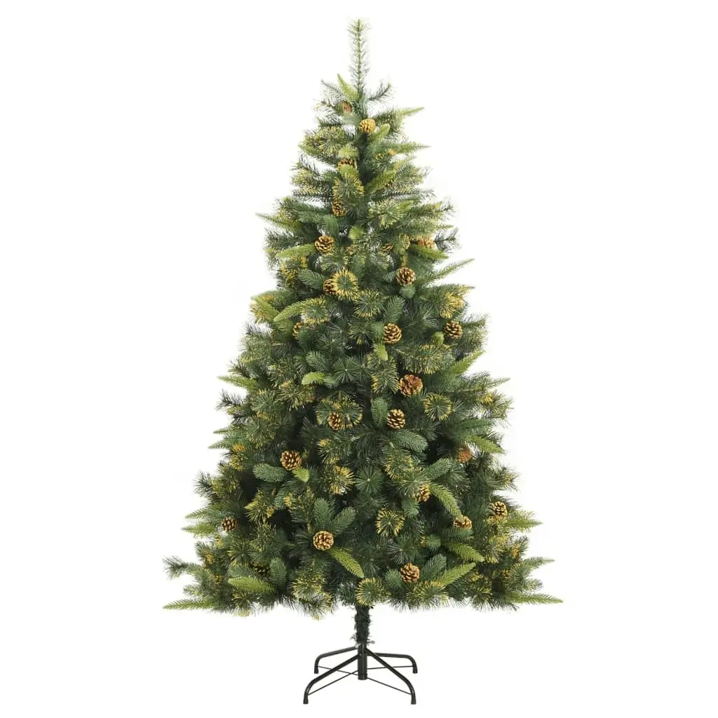 Artificial Hinged Christmas Tree with 300 LEDs & Ball Set 180 cm 3210233