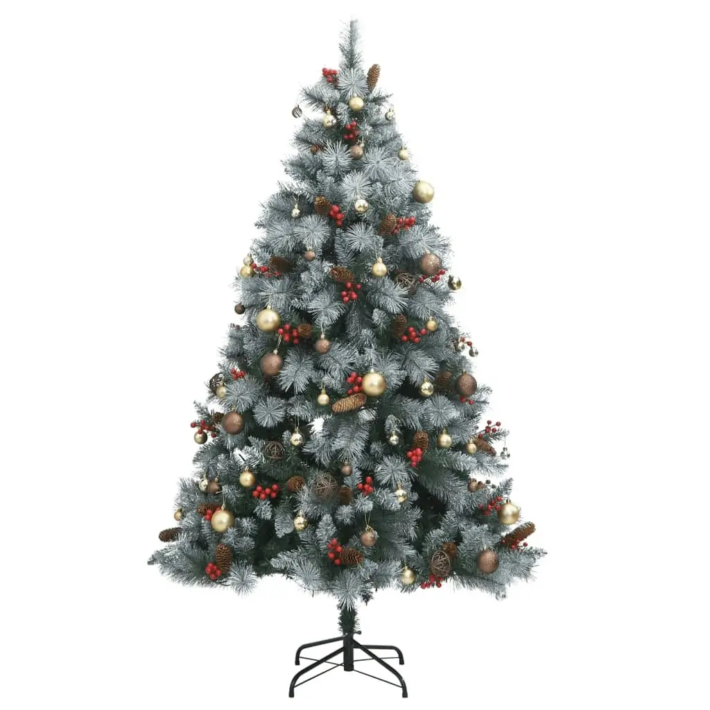 Artificial Hinged Christmas Tree with 300 LEDs & Ball Set 180 cm 3210226