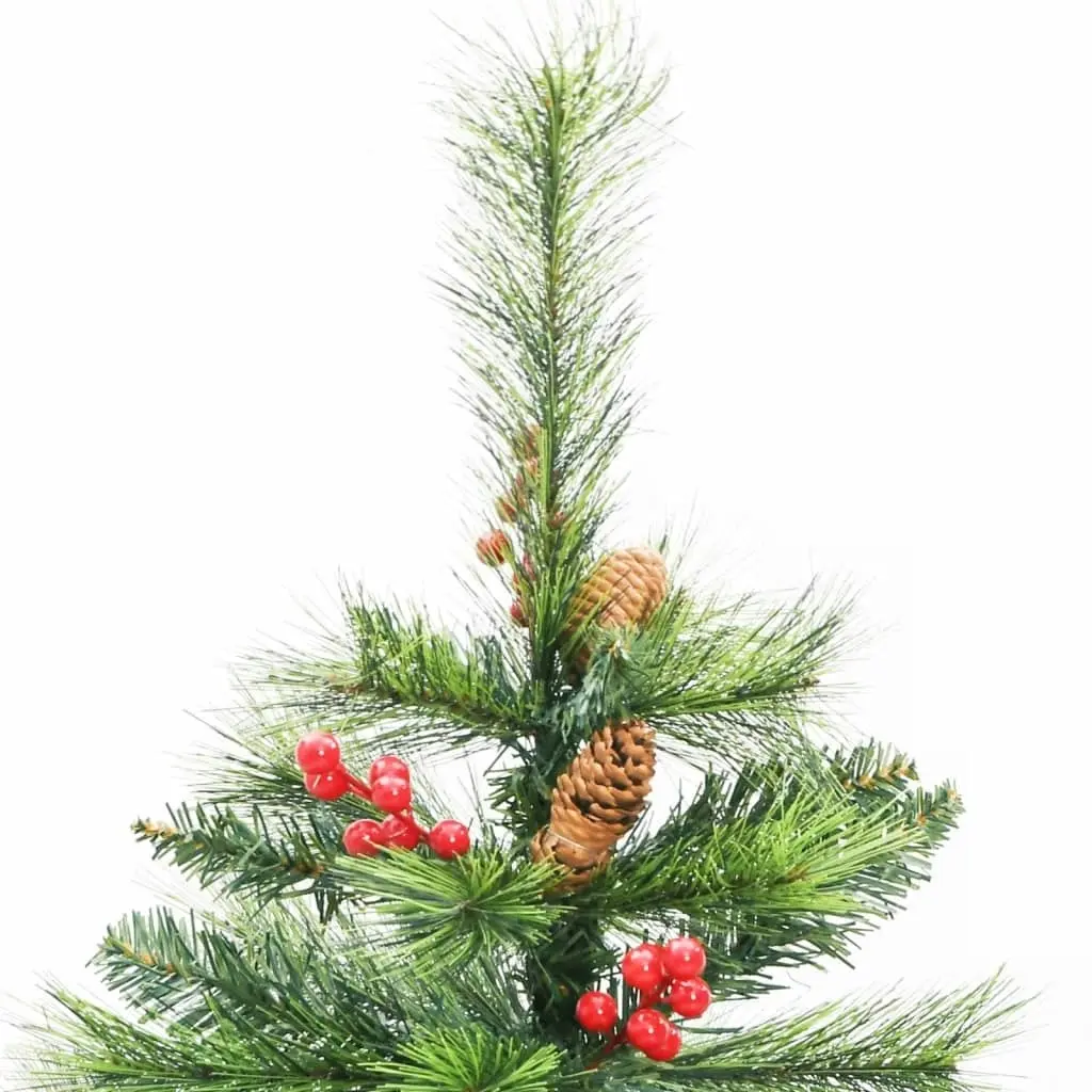 Artificial Hinged Christmas Tree with Cones and Berries 120 cm 357705