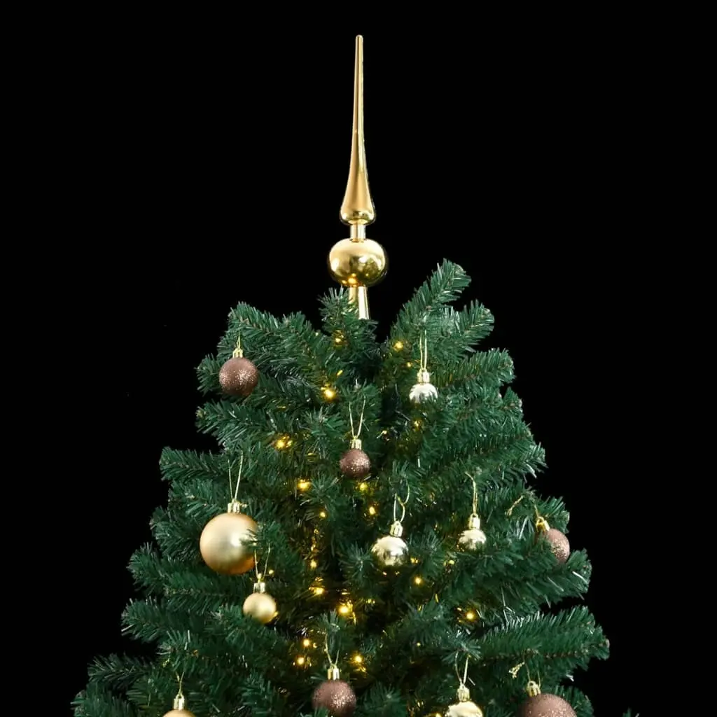 Artificial Hinged Christmas Tree with 300 LEDs & Ball Set 180 cm 3210128