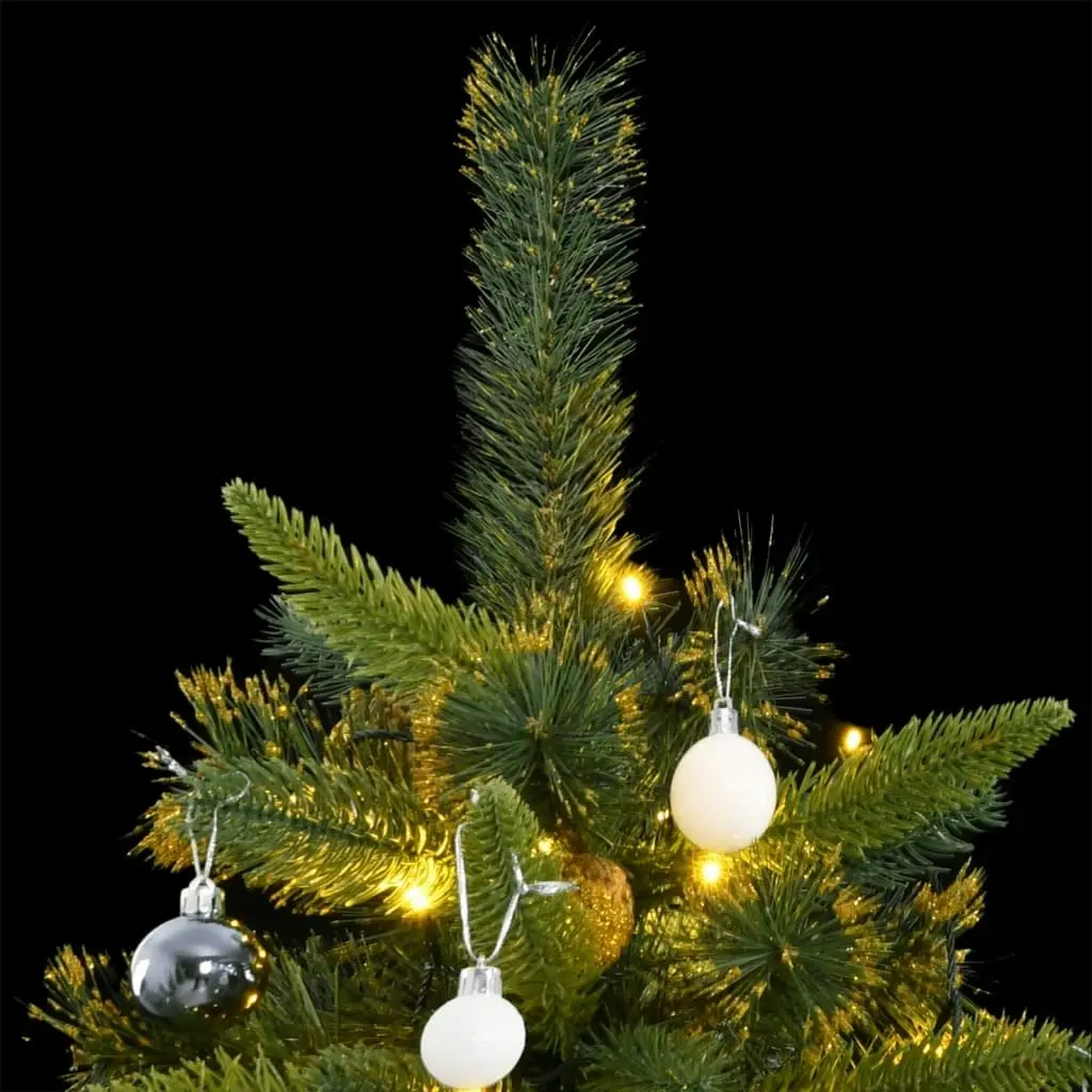 Artificial Hinged Christmas Tree with 300 LEDs & Ball Set 180 cm 3210246