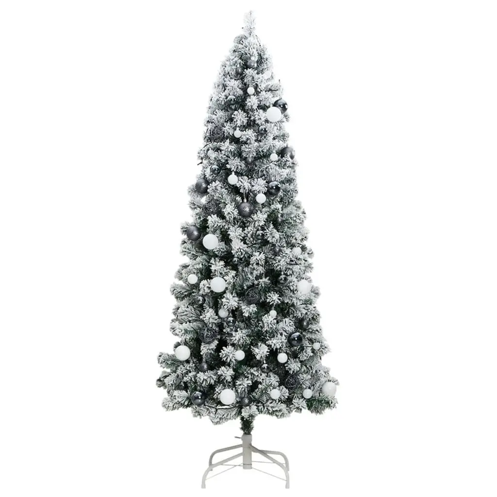 Artificial Hinged Christmas Tree with 300 LEDs & Ball Set 180 cm 3210501