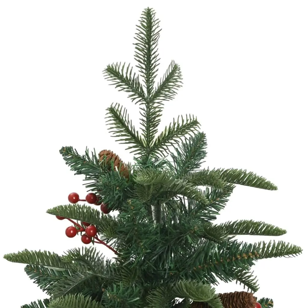 Artificial Hinged Christmas Tree with Cones and Berries 150 cm 358375