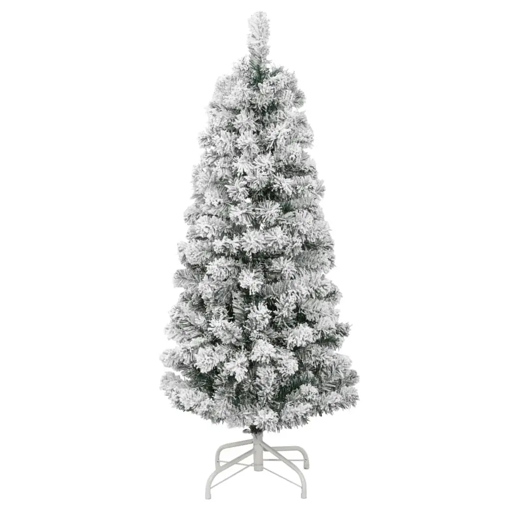 Artificial Hinged Christmas Tree with Flocked Snow 120 cm 358379