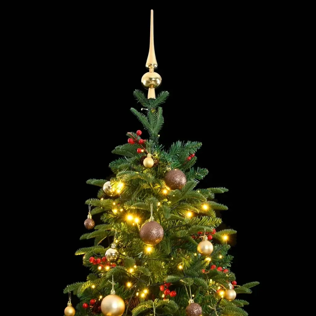 Artificial Hinged Christmas Tree with 300 LEDs & Ball Set 180 cm 3210480