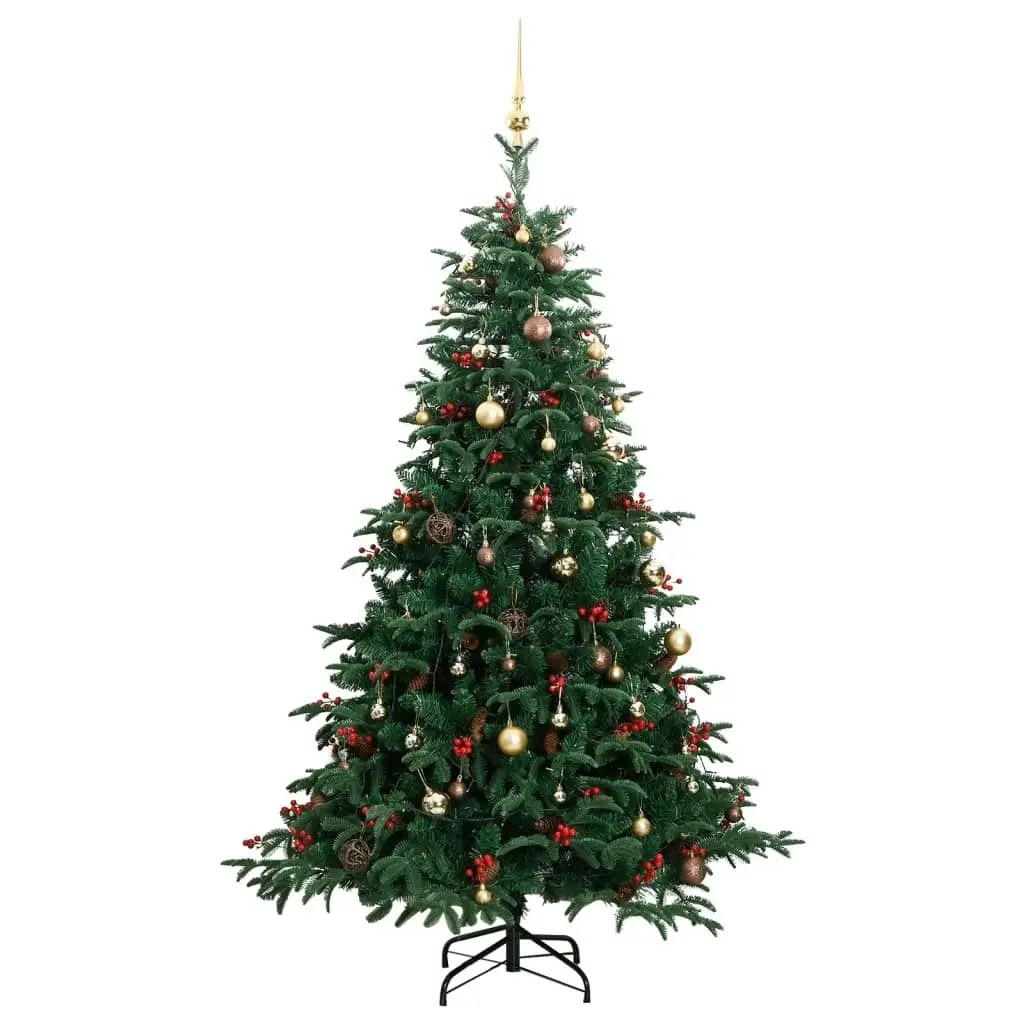 Artificial Hinged Christmas Tree with 300 LEDs & Ball Set 180 cm 3210480