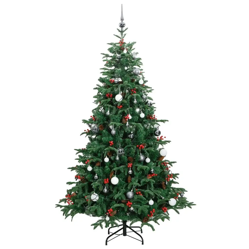 Artificial Hinged Christmas Tree with 300 LEDs & Ball Set 180 cm 3210498