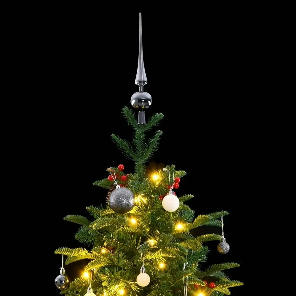 Artificial Hinged Christmas Tree with 300 LEDs & Ball Set 180 cm 3210498