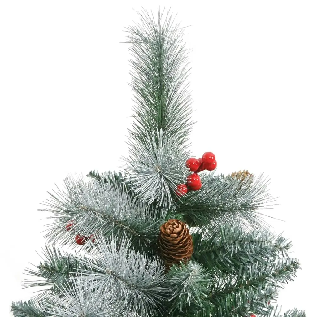 Artificial Hinged Christmas Tree with Cones and Berries 180 cm 357712