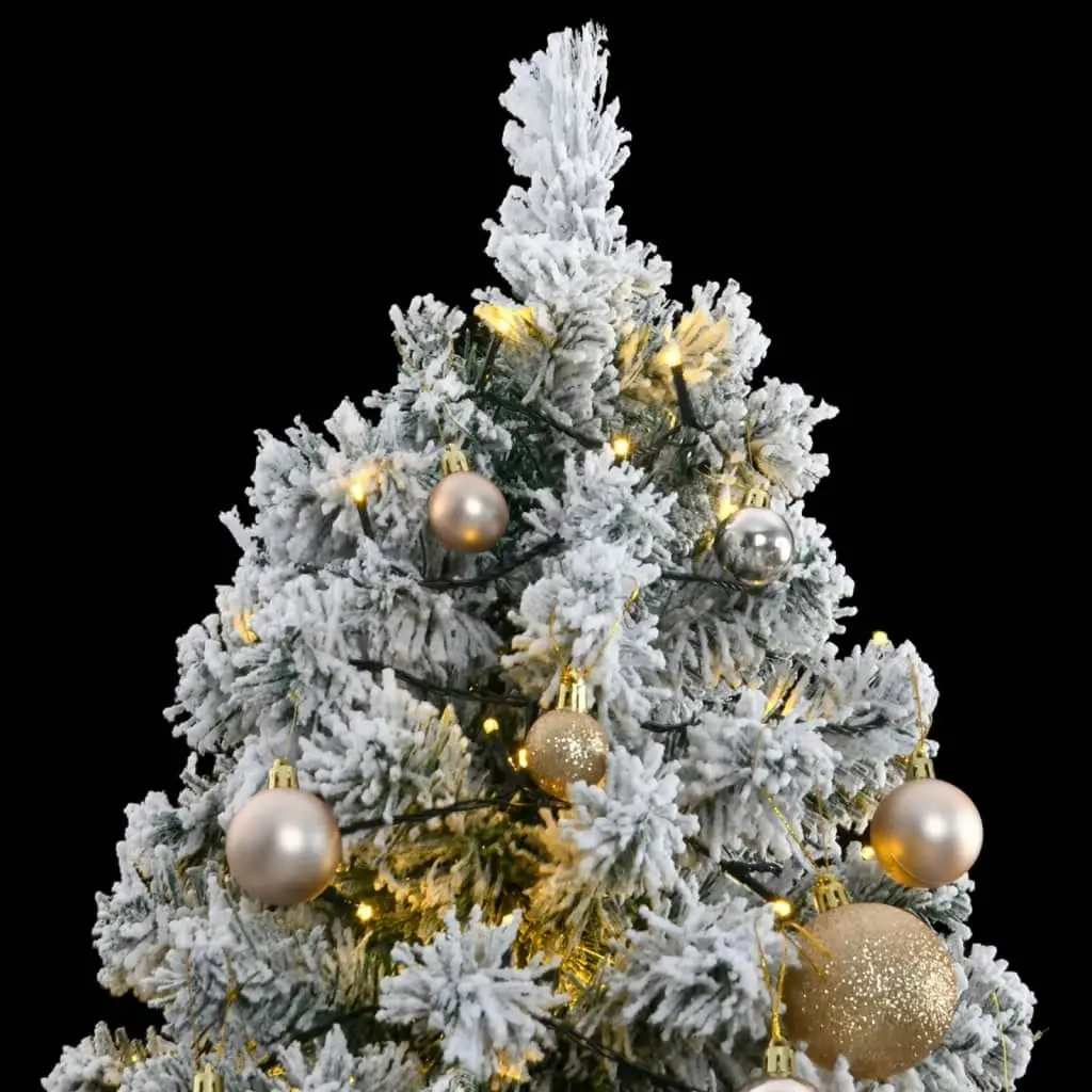 Artificial Hinged Christmas Tree with 300 LEDs & Ball Set 180 cm 3210492