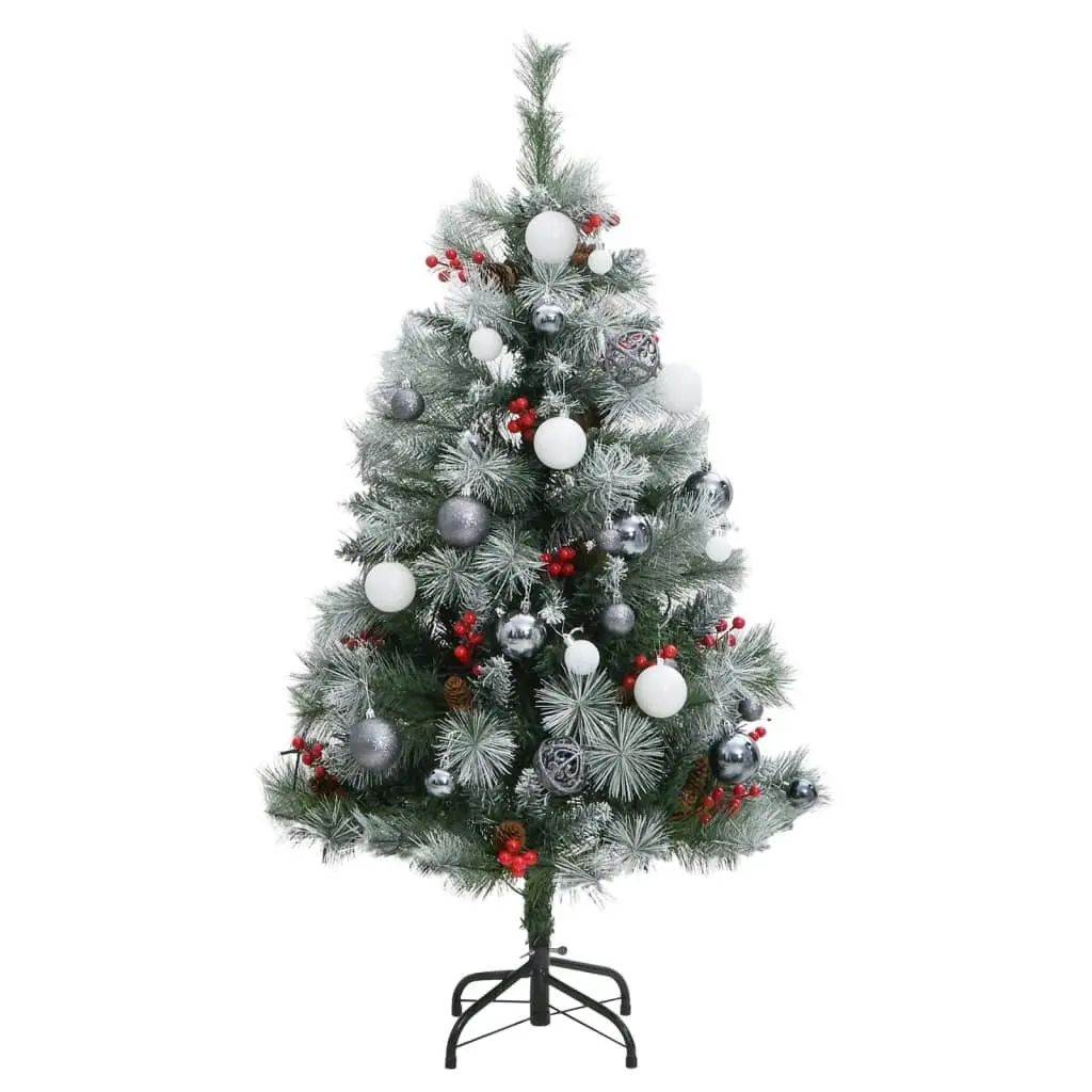 Artificial Hinged Christmas Tree with 150 LEDs & Ball Set 120 cm 3210201