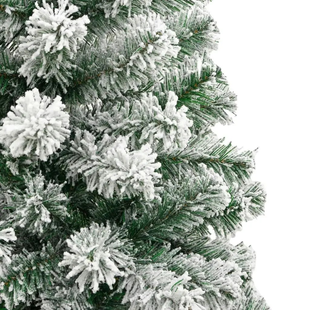 Artificial Hinged Christmas Tree with Flocked Snow 180 cm 358381