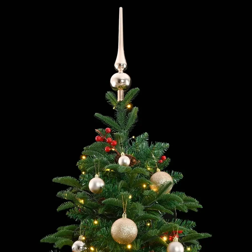 Artificial Hinged Christmas Tree with 300 LEDs & Ball Set 180 cm 3210489