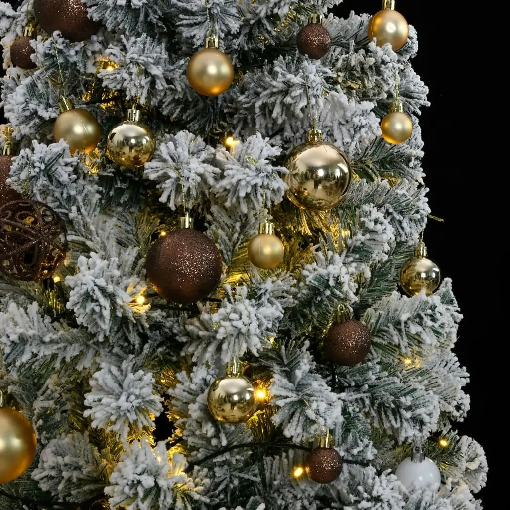 Artificial Hinged Christmas Tree with 300 LEDs & Ball Set 210 cm 3210484