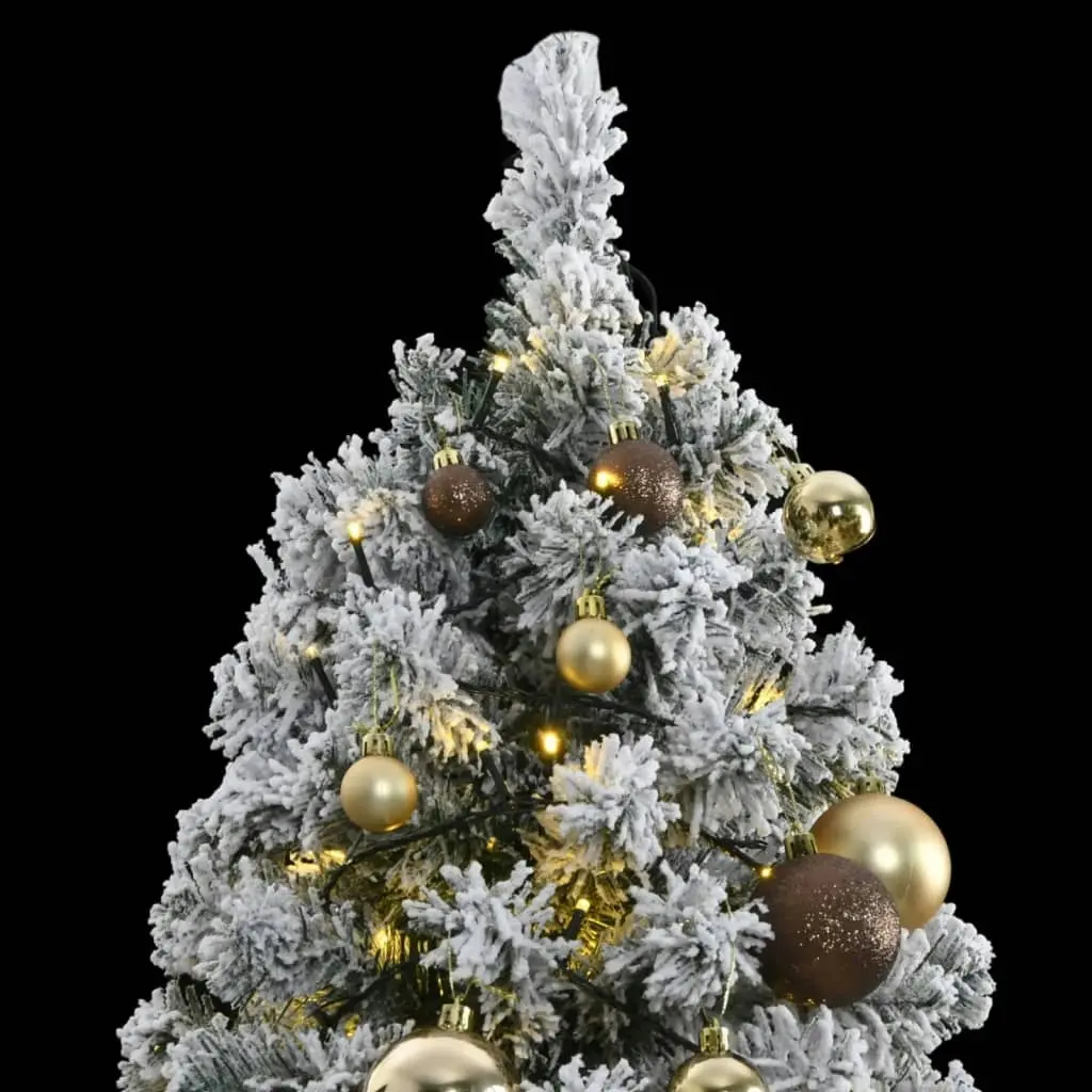 Artificial Hinged Christmas Tree with 300 LEDs & Ball Set 210 cm 3210484