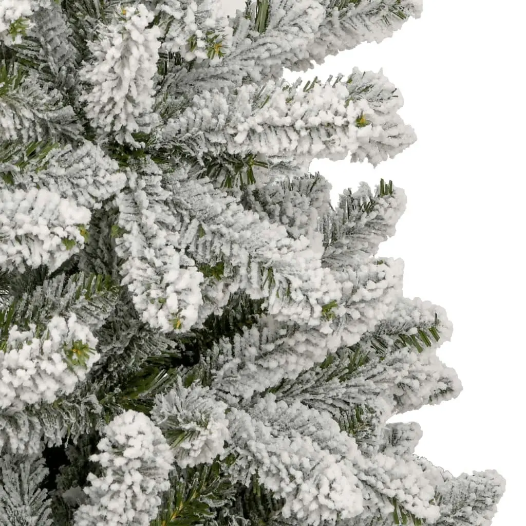 Artificial Hinged Christmas Tree with Flocked Snow 210 cm 357794