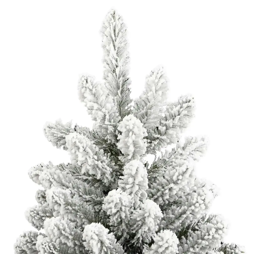 Artificial Hinged Christmas Tree with Flocked Snow 210 cm 357794