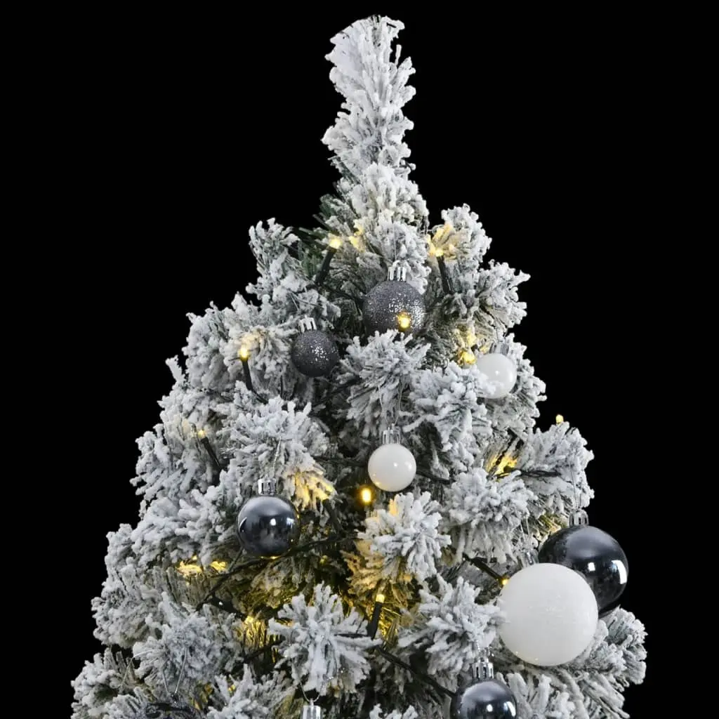 Artificial Hinged Christmas Tree with 300 LEDs & Ball Set 210 cm 3210502