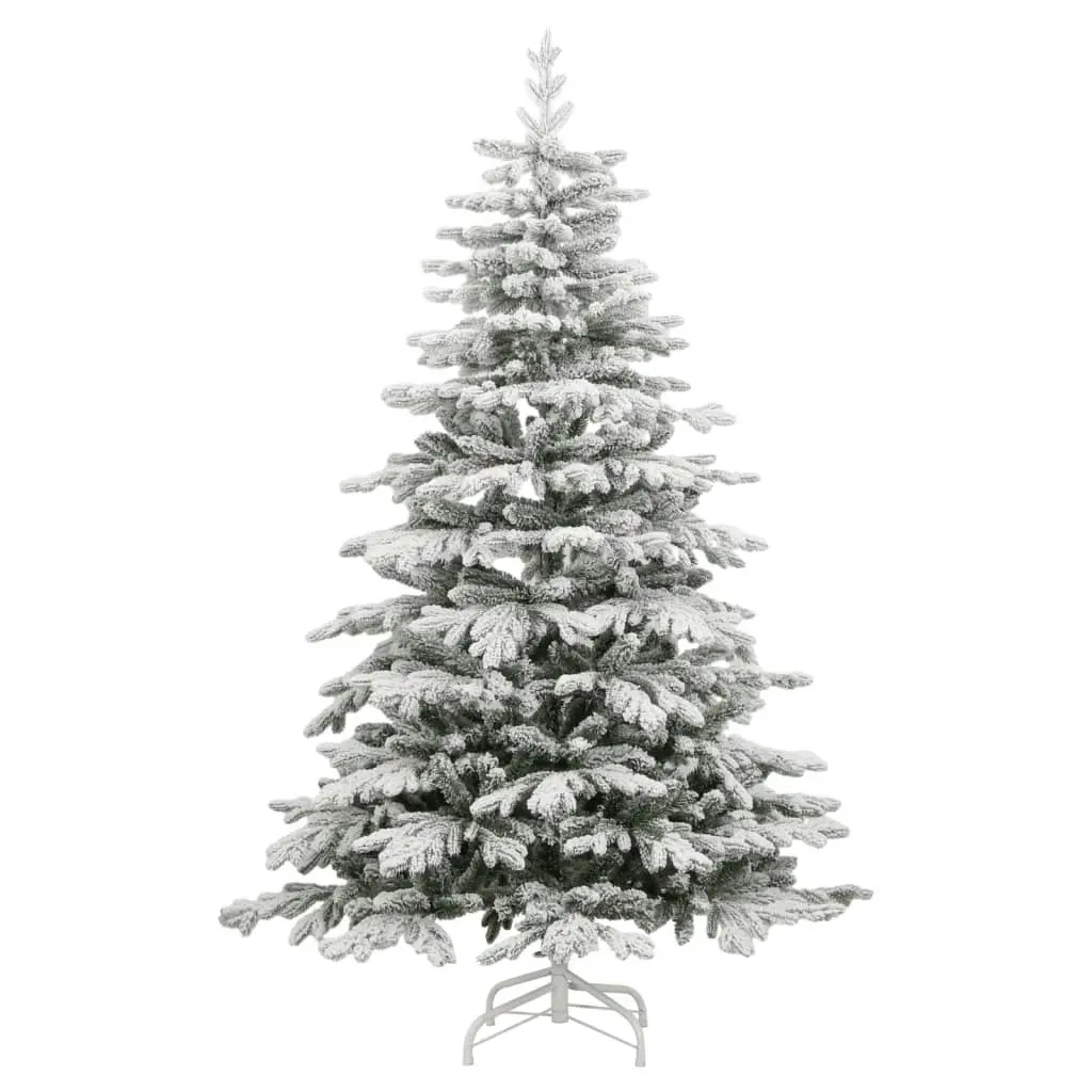 Artificial Hinged Christmas Tree with Flocked Snow 180 cm 358386