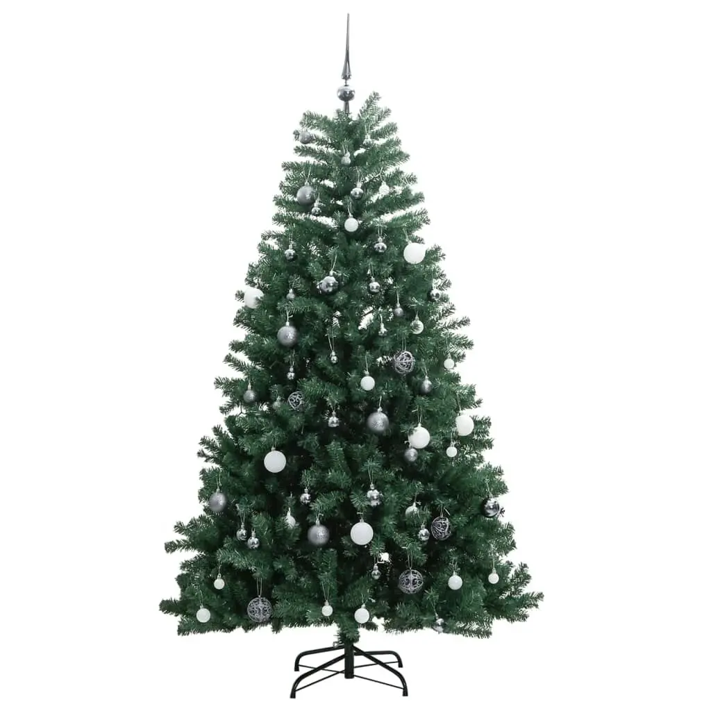 Artificial Hinged Christmas Tree with 300 LEDs & Ball Set 180 cm 3210164