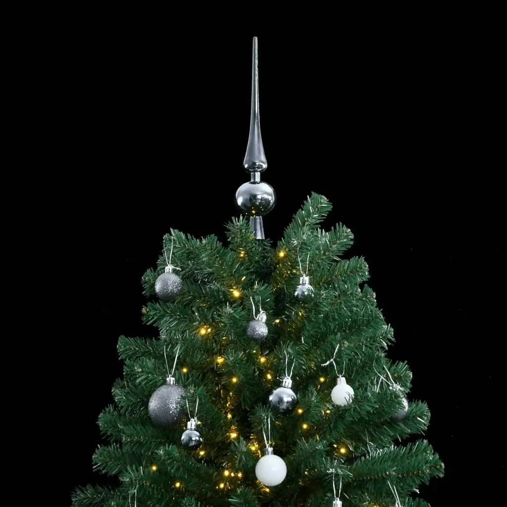 Artificial Hinged Christmas Tree with 300 LEDs & Ball Set 180 cm 3210164