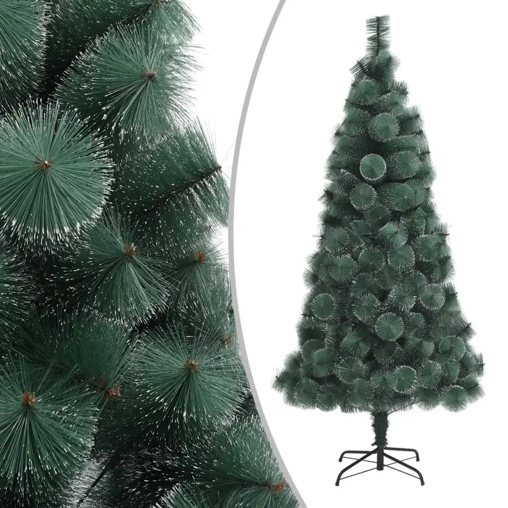 Artificial Pre-lit Christmas Tree Green 150 cm PVC&PE 3077779